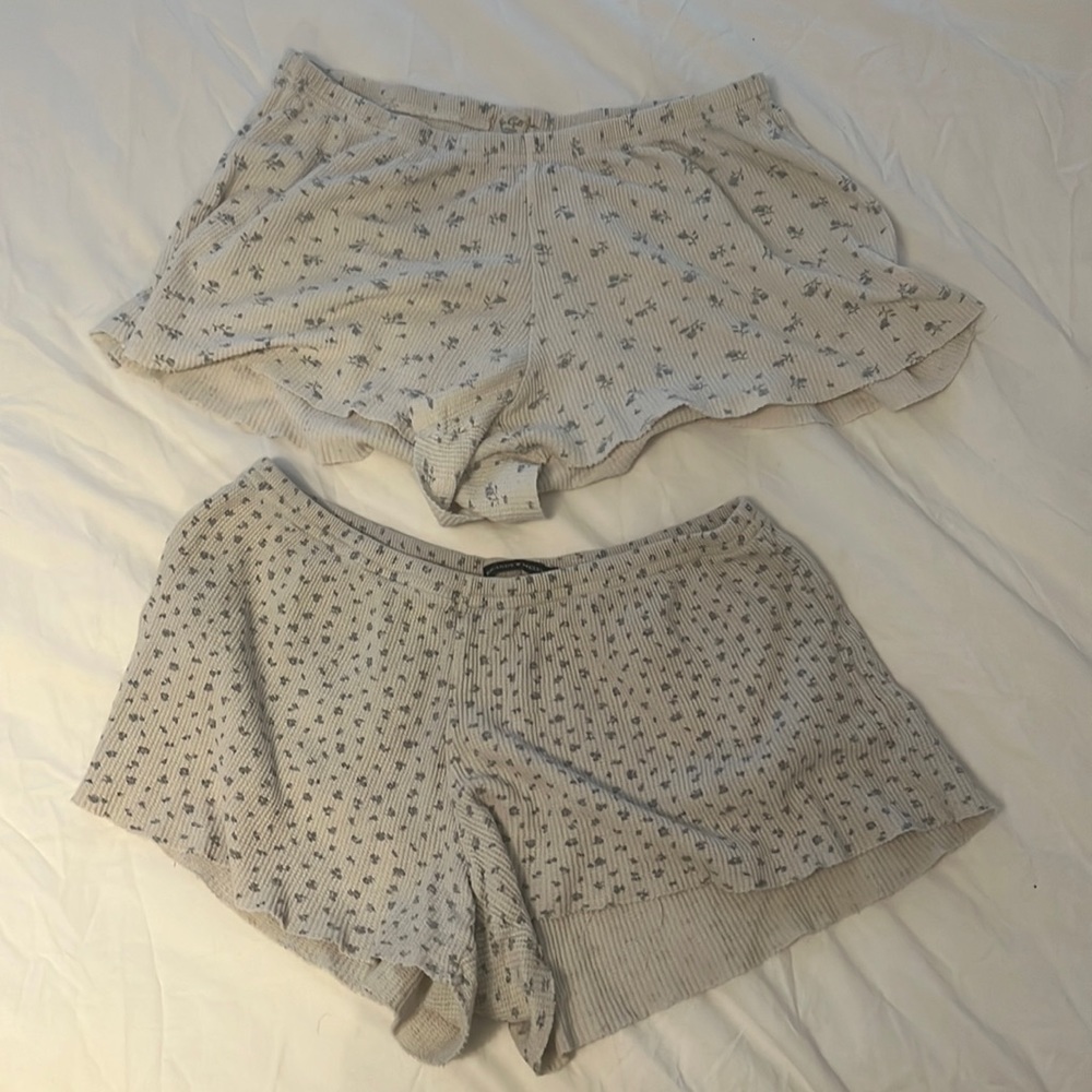 Brandy Melville waffle shorts